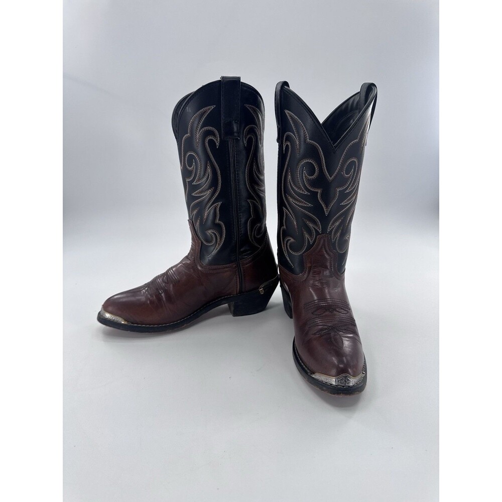 Laredo Men's 28-2464 Nashville Leather Cowboy Boot Size 7 EW Peanut